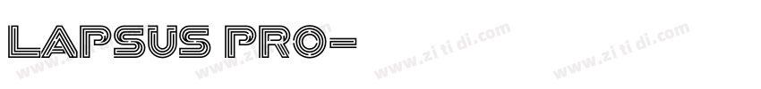 lapsus pro字体转换